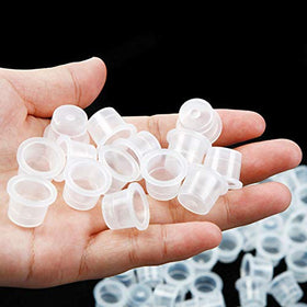 Jconly tattoo ink caps lock rim design to prevent ink splatter during sessions.