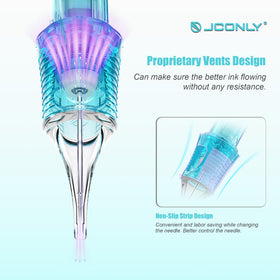 Ergonomic anti-fatigue design with concave rest and textured grip on Vetar cartridges