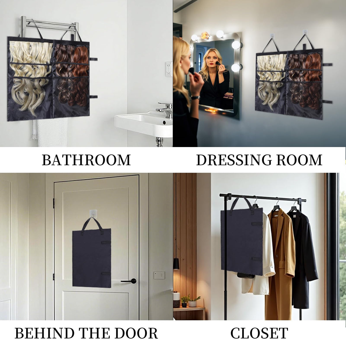 JCWPVA hanging ropes simplify washing and drying without tangles.