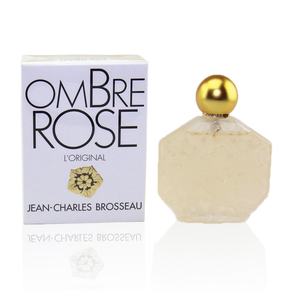 Jean Charles Brosseau Ombre Rose retail packaging signals authentic presentation.