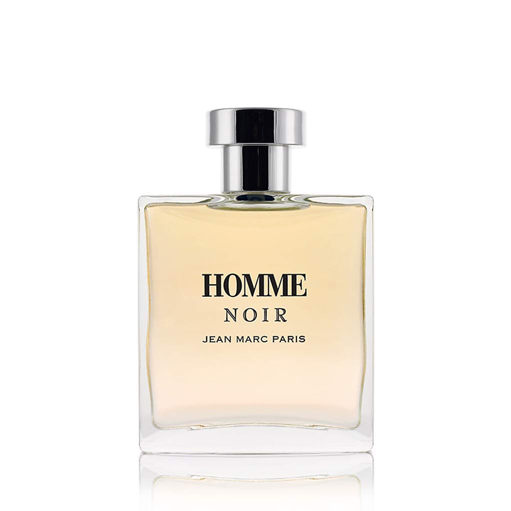 Jean Marc Paris Homme Noir spray action highlights easy, even application.