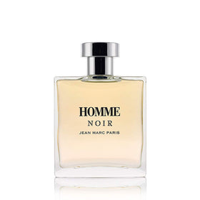 Jean Marc Paris Homme Noir spray action highlights easy, even application.
