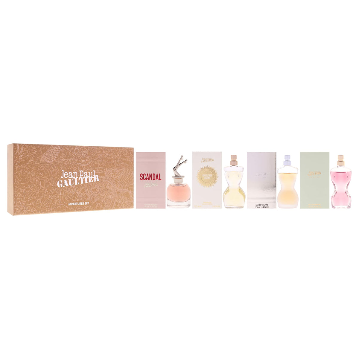 Jean Paul Gaultier Classique mini, timeless floral fragrance in compact form.