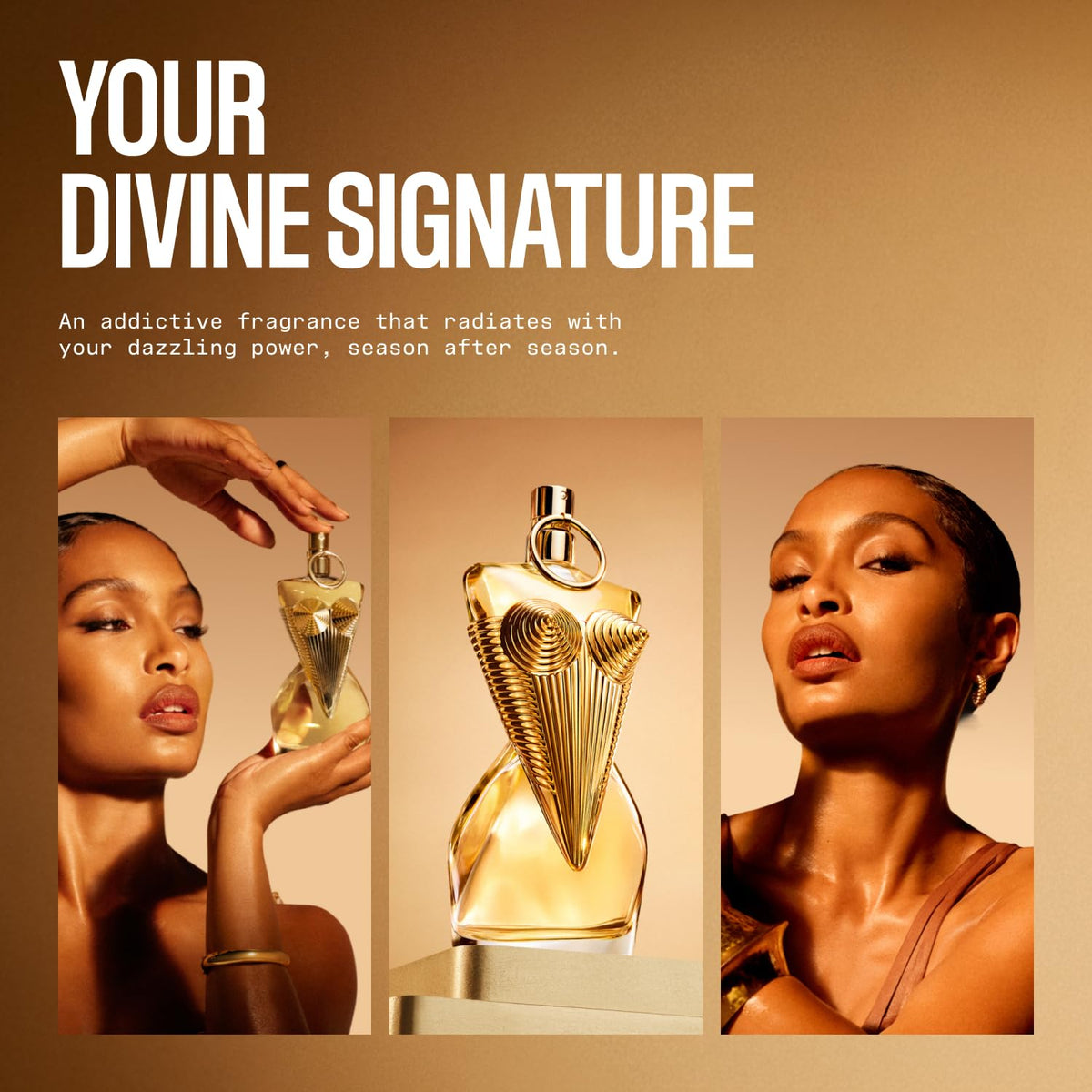 Jean Paul Gaultier Gaultier Divine bergamot and salty scent opening, fresh mood.