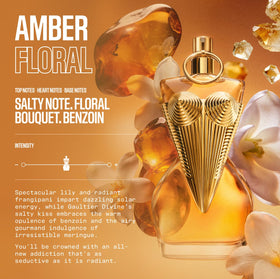 Close-up of the cap on the Divine Le Parfum Intense bottle, premium design