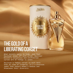 Jean Paul Gaultier Gaultier Divine spray action, quick release of salty floral notes.