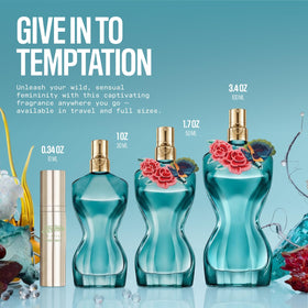 Iris detail highlights crisp floral accord in La Belle.