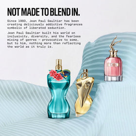 Lifestyle shot showing a user applying fragrance for daytime wear.