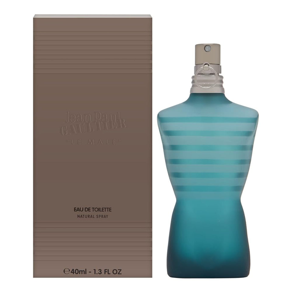 Jean Paul Gaultier Le Male EDT bottle displayed, ideal for daily wear and signature scent.