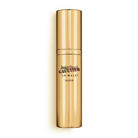 Jean Paul Gaultier Le Male Elixir travel spray bottle front view for on-the-go scent.
