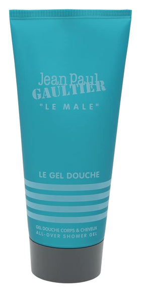 Le Male shower gel foam-lather for easy, thorough clean of skin and hair.