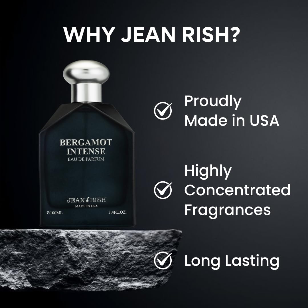 Jean Rish Bergamot Intense label detail emphasizing craftsmanship