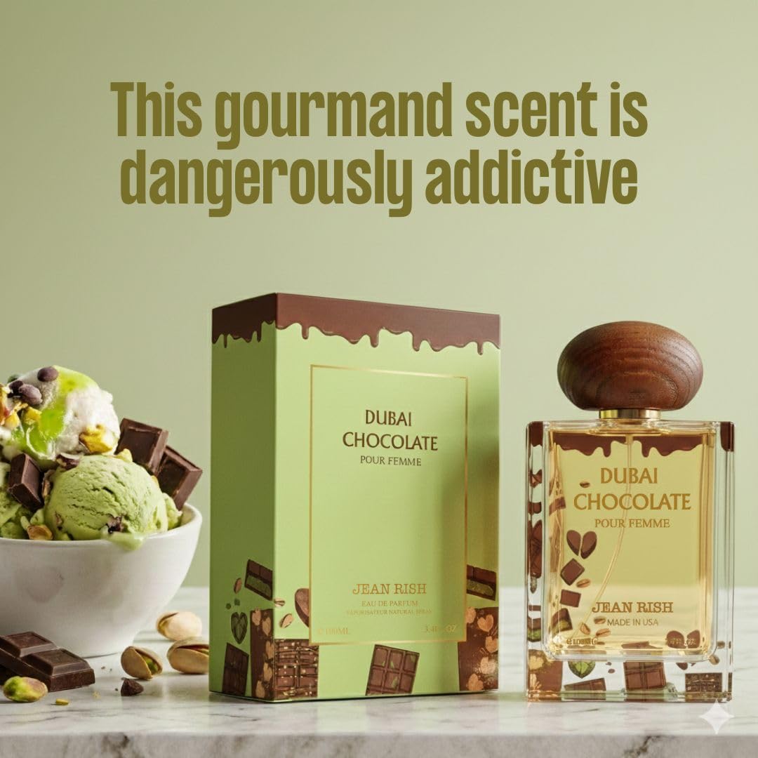 Jean Rish Dubai Chocolate gift box presents a luxurious present option.