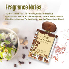 Jean Rish Dubai Chocolate packaging highlights premium USA craftsmanship and gifting appeal.