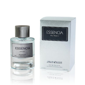 Jean Rish Essencia bottle front view shows mint and citrus freshness for daily wear.