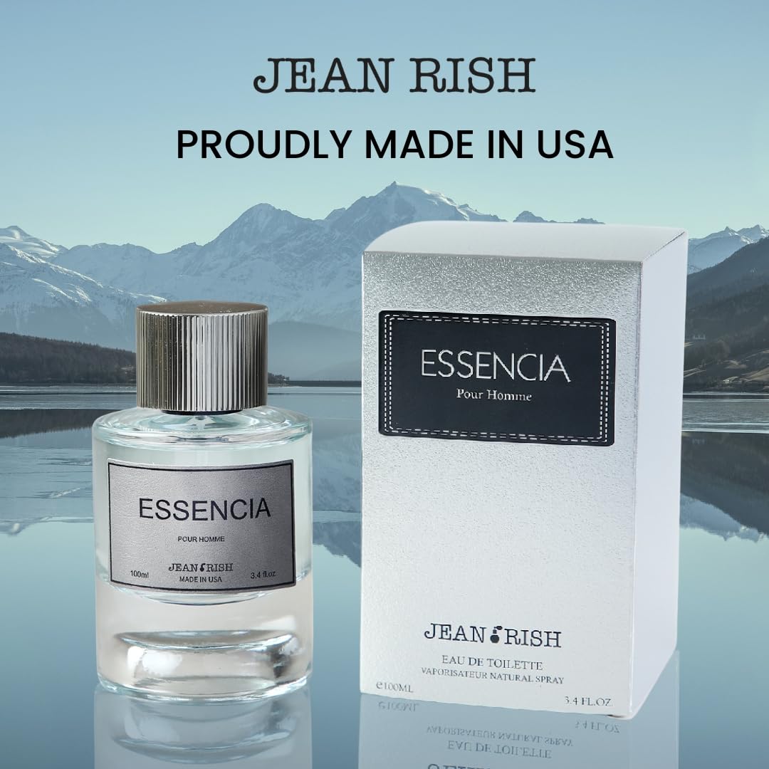 Jean Rish Essencia packaging box conveys premium USA-made craftsmanship and luxury.