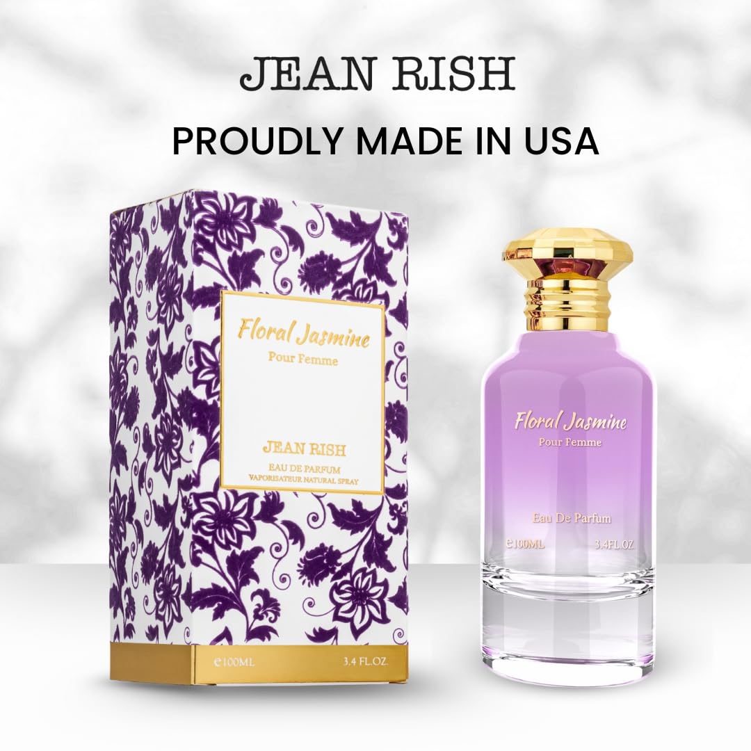 Jean Rish Floral Jasmine packaging, premium USA-made presentation.