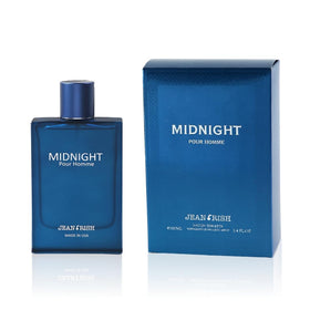 Jean Rish Midnight bottle front exuding modern luxury for everyday wear