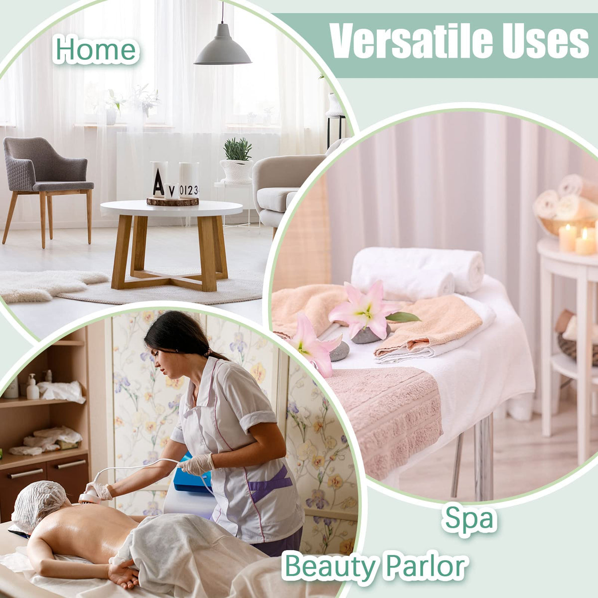 Jecery nonwoven face cradle sleeve keeps environments tidy and hygienic.