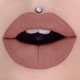 Jeffree Star Velour Liquid Lipstick matte finish on lips.