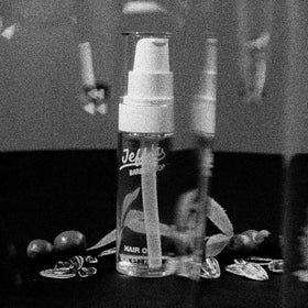 Jeffs Barbershop Hair Oil made in USA free from alcohol