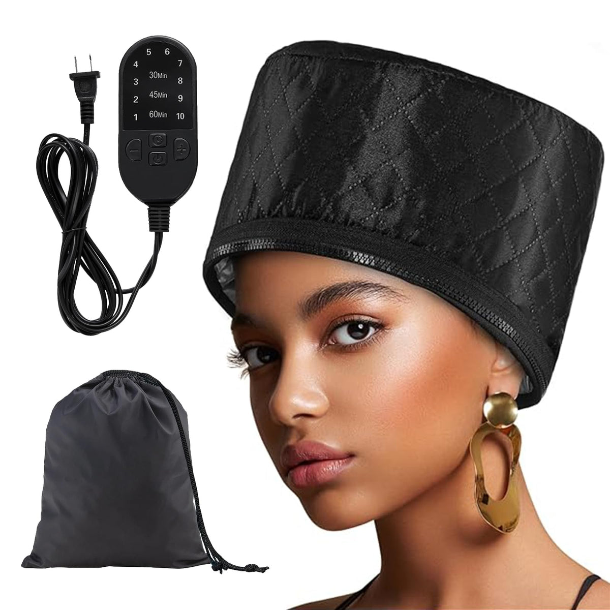 JEHRYA hair steamer cap with 10 modes for customizable conditioning