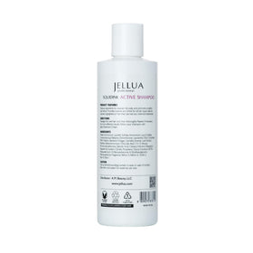 Jellua Squidink Shampoo lather close-up shows airy bubbles