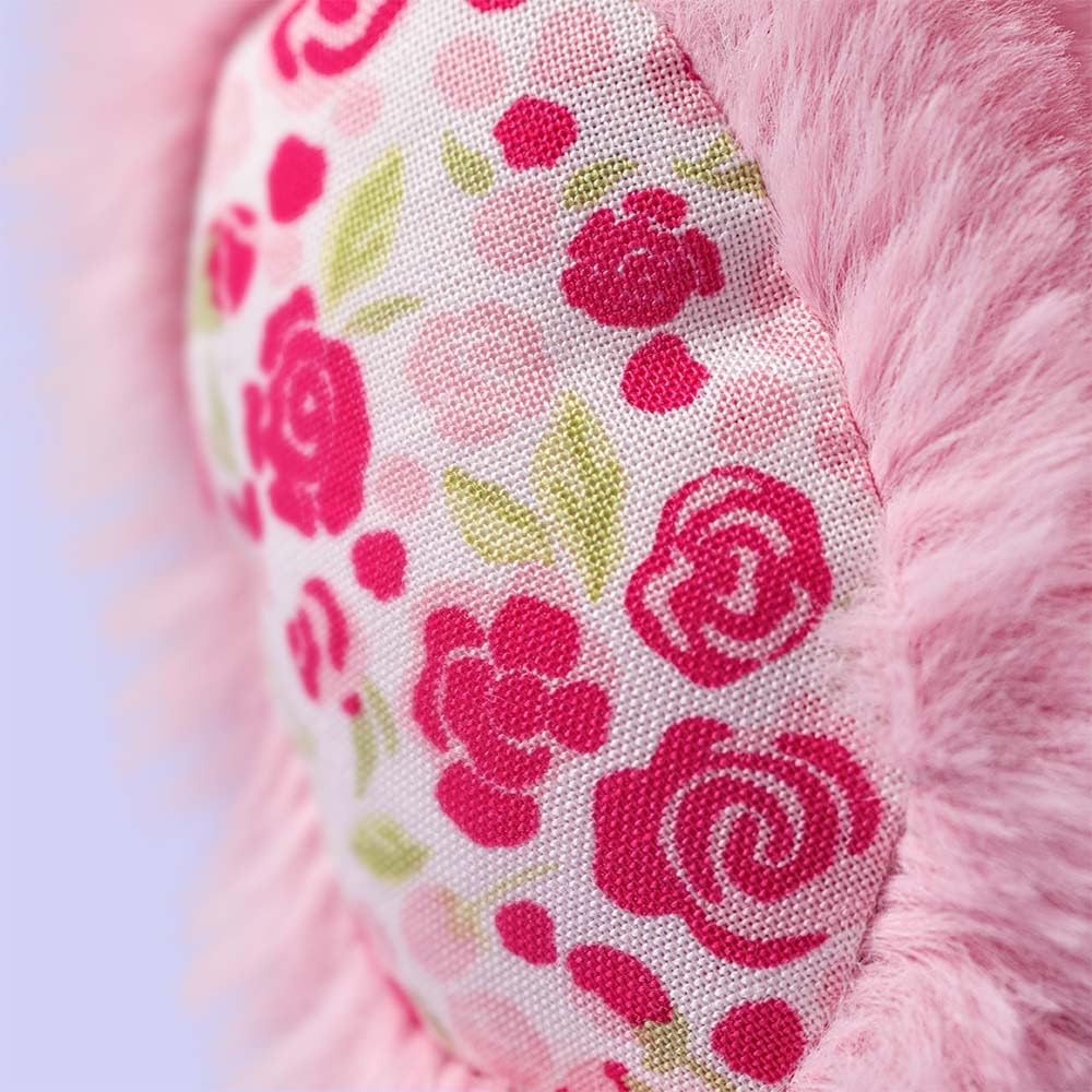 Jellycat Blushkin Blossom Luxe Bunny tote bag focus, ideal travel companion for readers