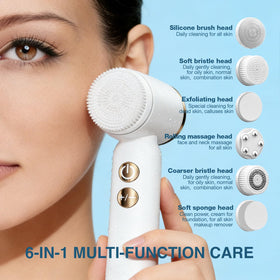 Cleansing head for daily cleansing to remove oil and residue.