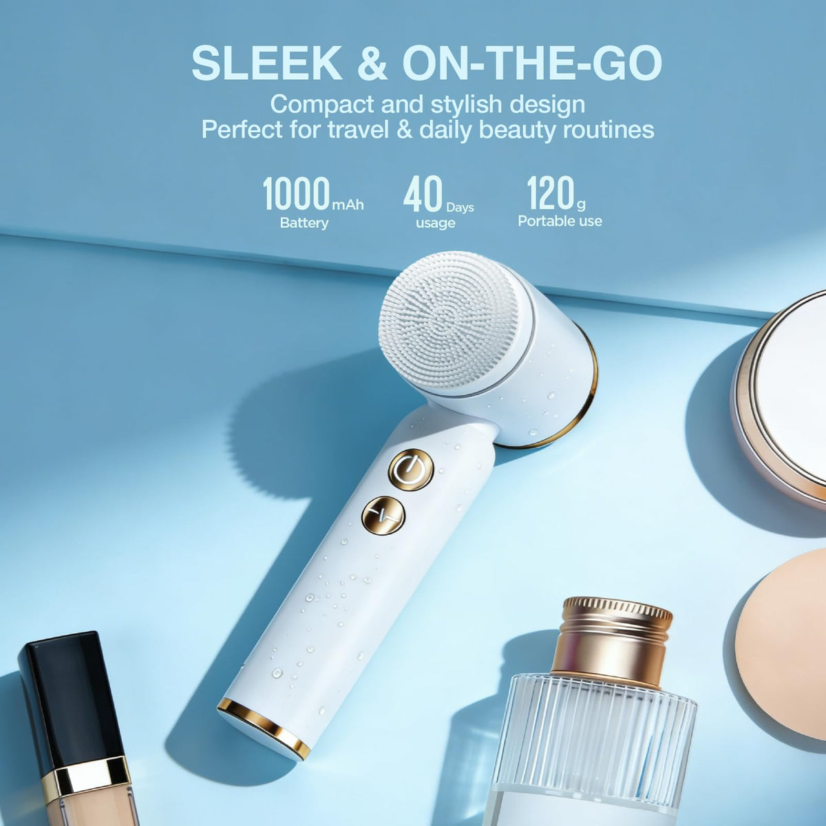 Grinding head helps soften rough skin on hands for smoother hands.
