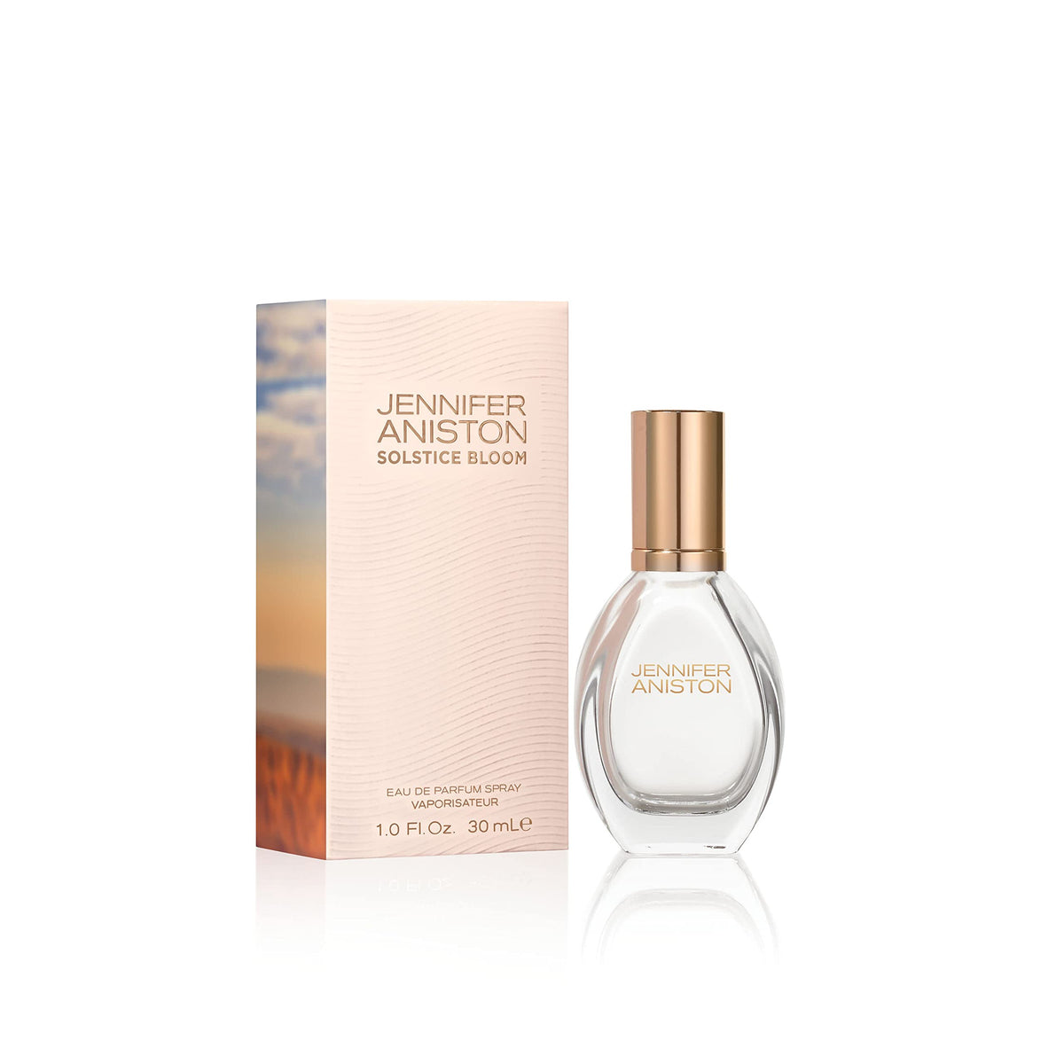 Jennifer Aniston Solstice Bloom fragrance drops hint at warm floral notes