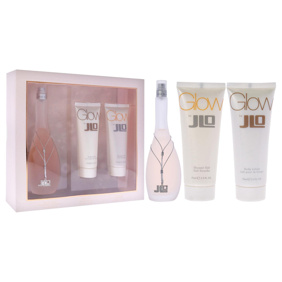Jennifer Lopez Glow shower gel with refreshing lather featuring amber and musk