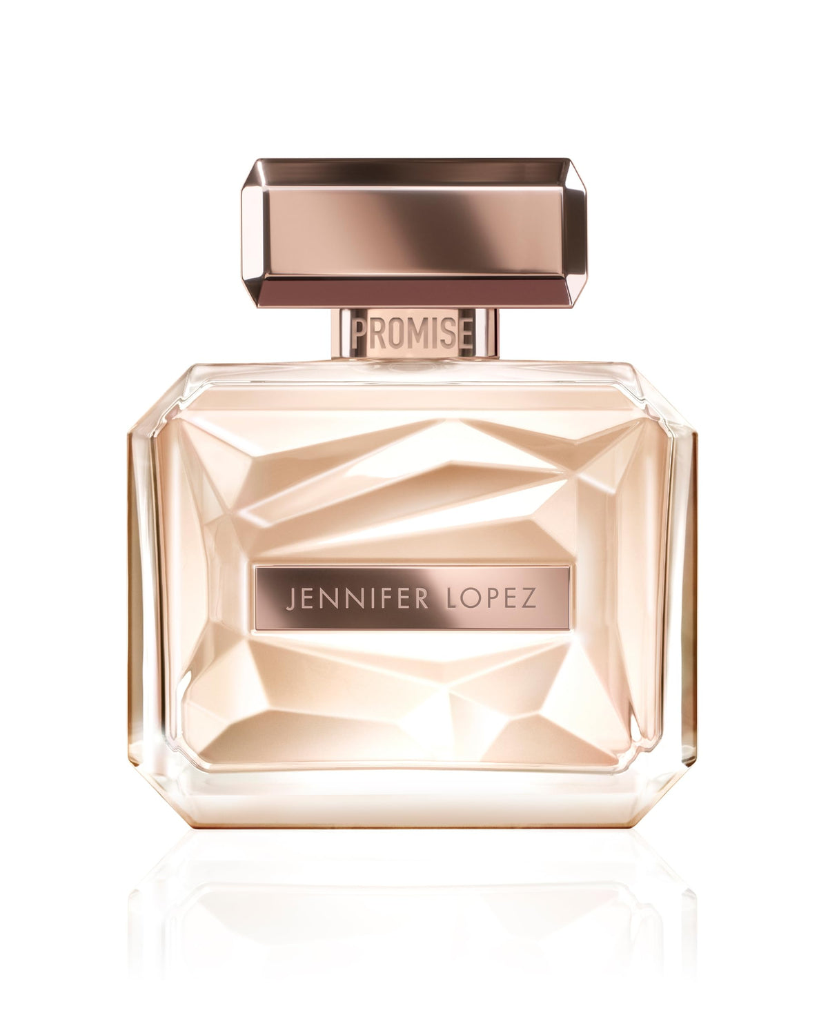 Jennifer Lopez Promise bottle front view showing elegant design for everyday luxury.