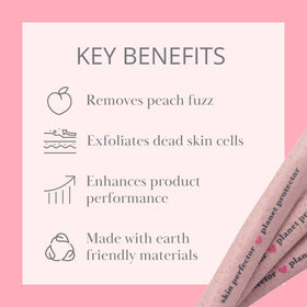 Jenny Patinkin tool used on dry skin for safe prep.