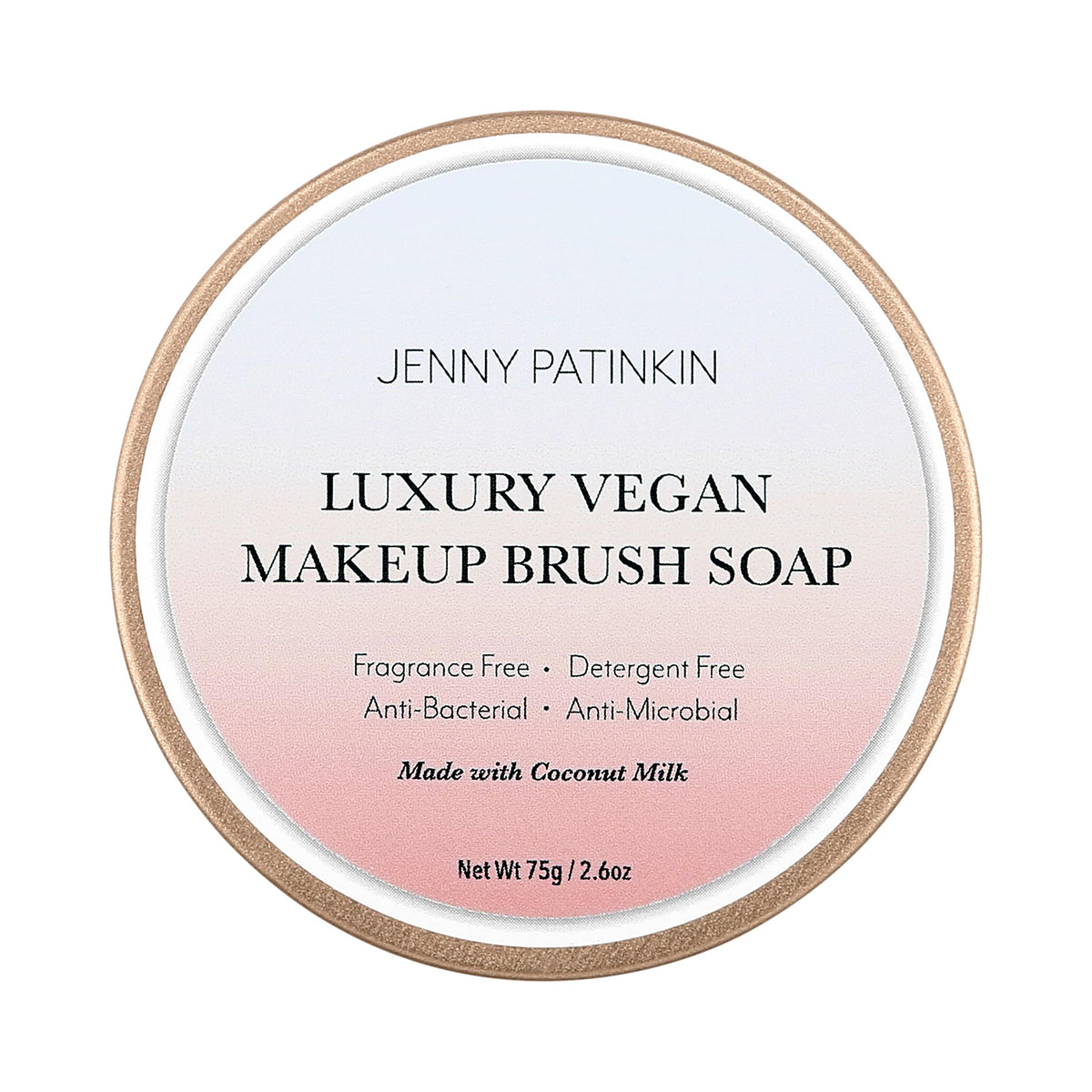 Jenny Patinkin makeup brush soap creates a gentle lather for clean brushes