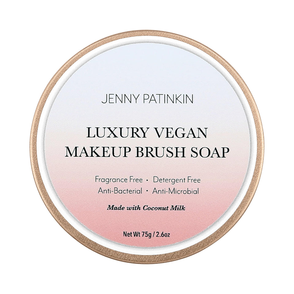 Jenny Patinkin makeup brush soap creates a gentle lather for clean brushes