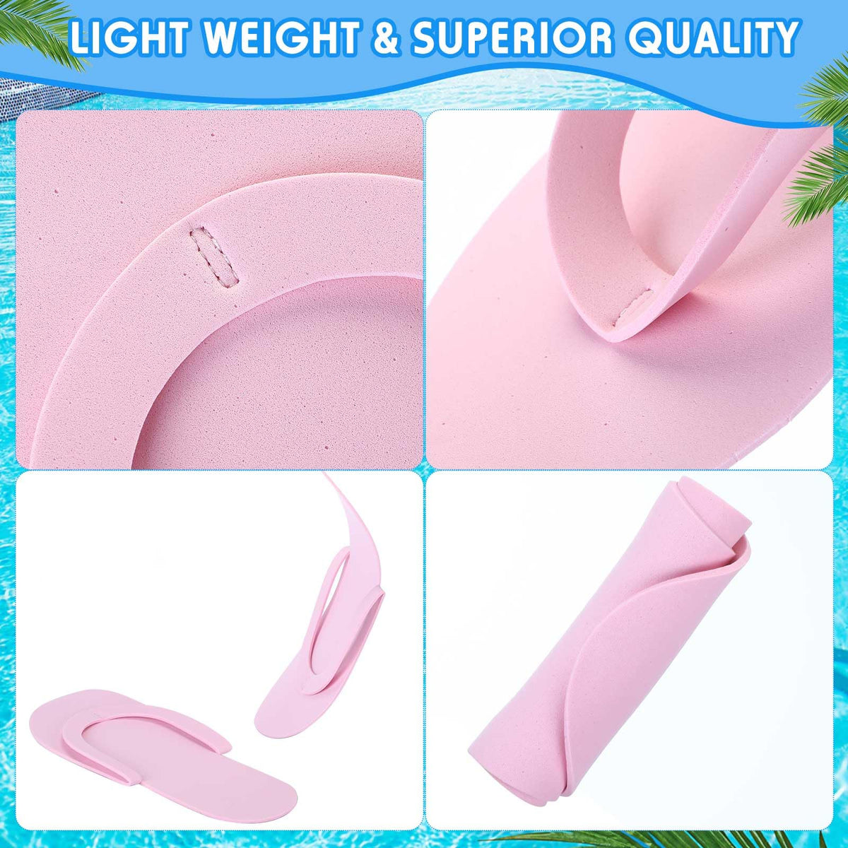 JenPen 26 by 11 cm one-size-fits-most pedicure slippers for hotels and salons.