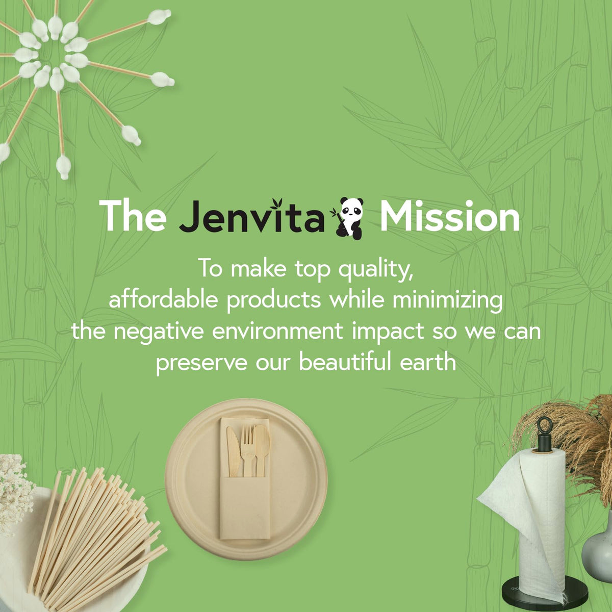 Jenvita hypoallergenic swabs for all ages and households.