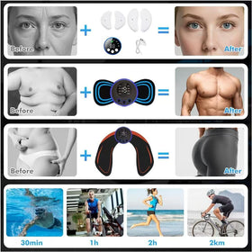 Jenylu Face Evolution remote control in use for hands-free sessions