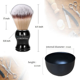 JEQUIL Deluxe Shaving Kit holder secures brush after use