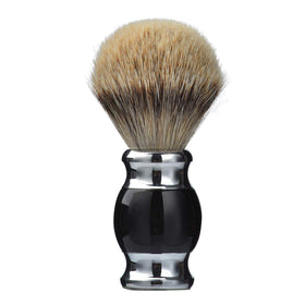 JEQUIL&CORENVEO silvertip badger brush handle for premium lather and balance.