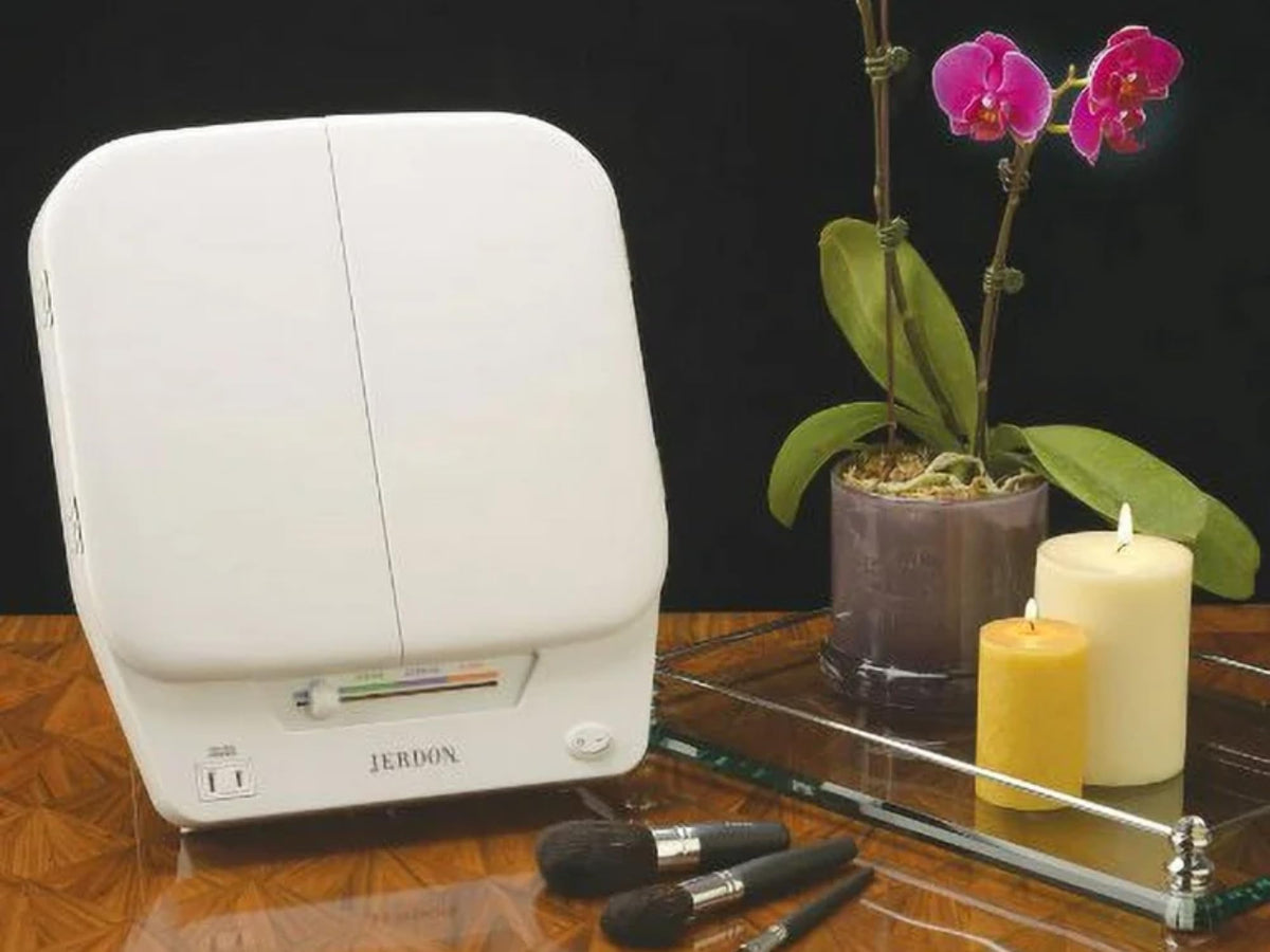 JERDON JGL10W compact folding tri-fold design saves counter space