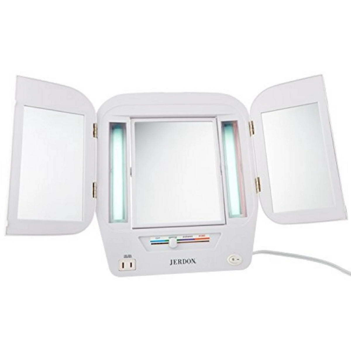 JERDON JGL10W white base design to fit any vanity