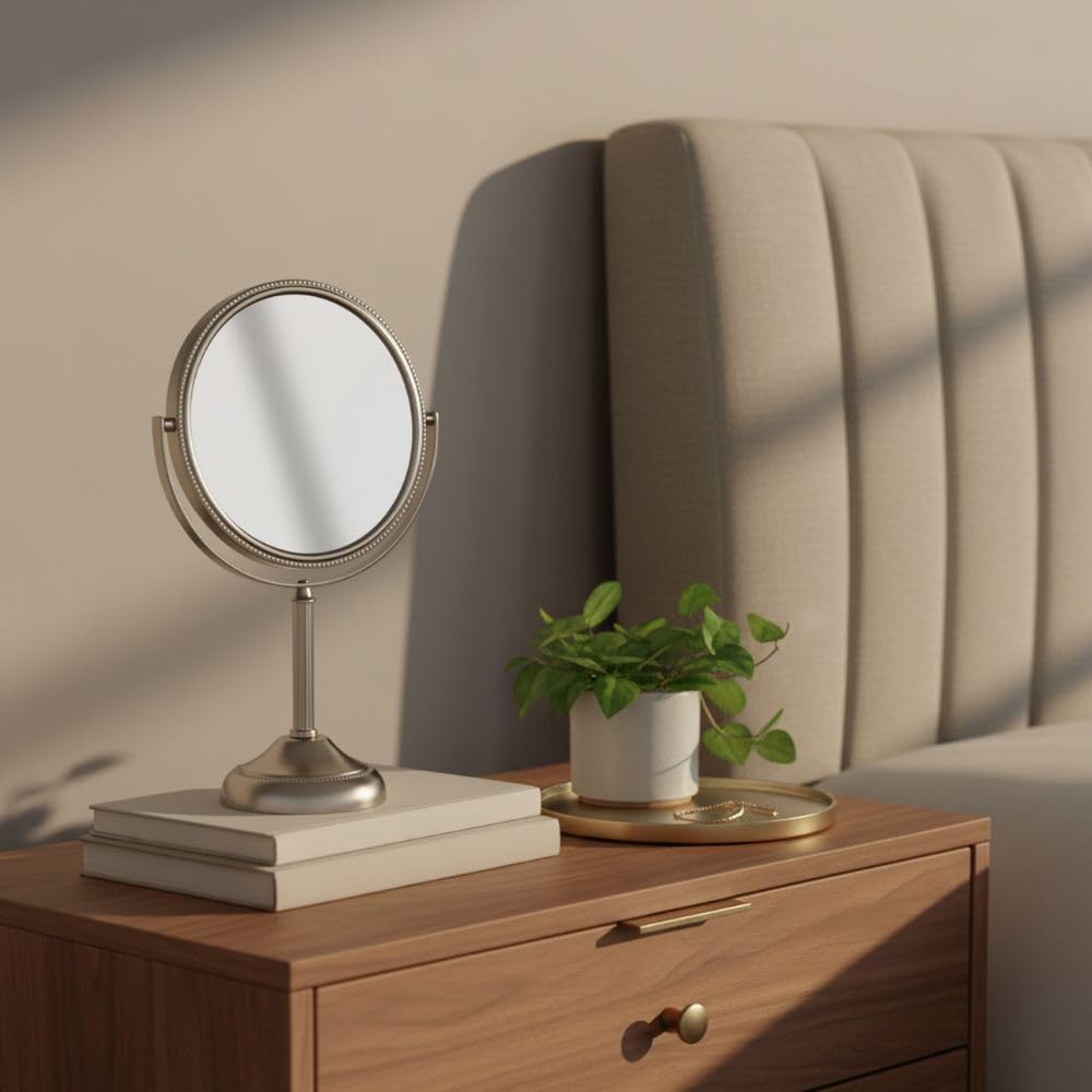 JERDON JP910NB makeup and grooming ready tabletop companion