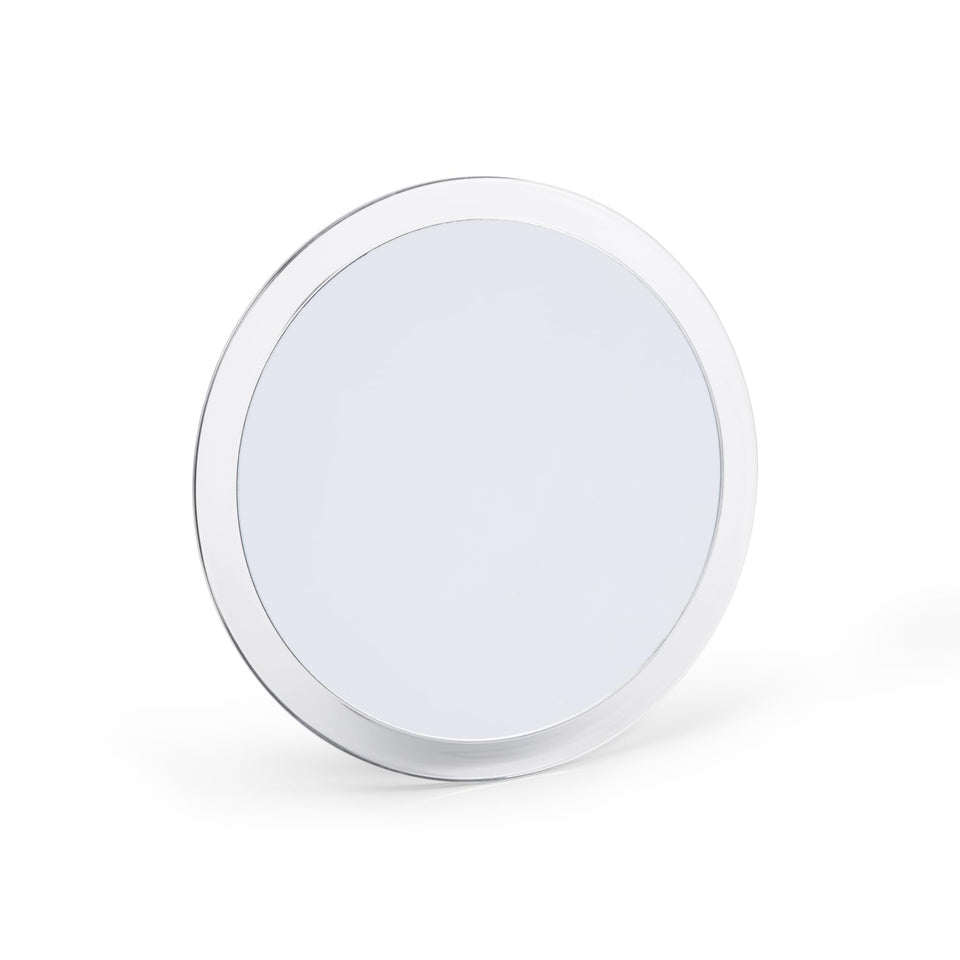 Jerdon JSC5 travel makeup mirror with 9-inch diameter for on-the-go touch-ups.