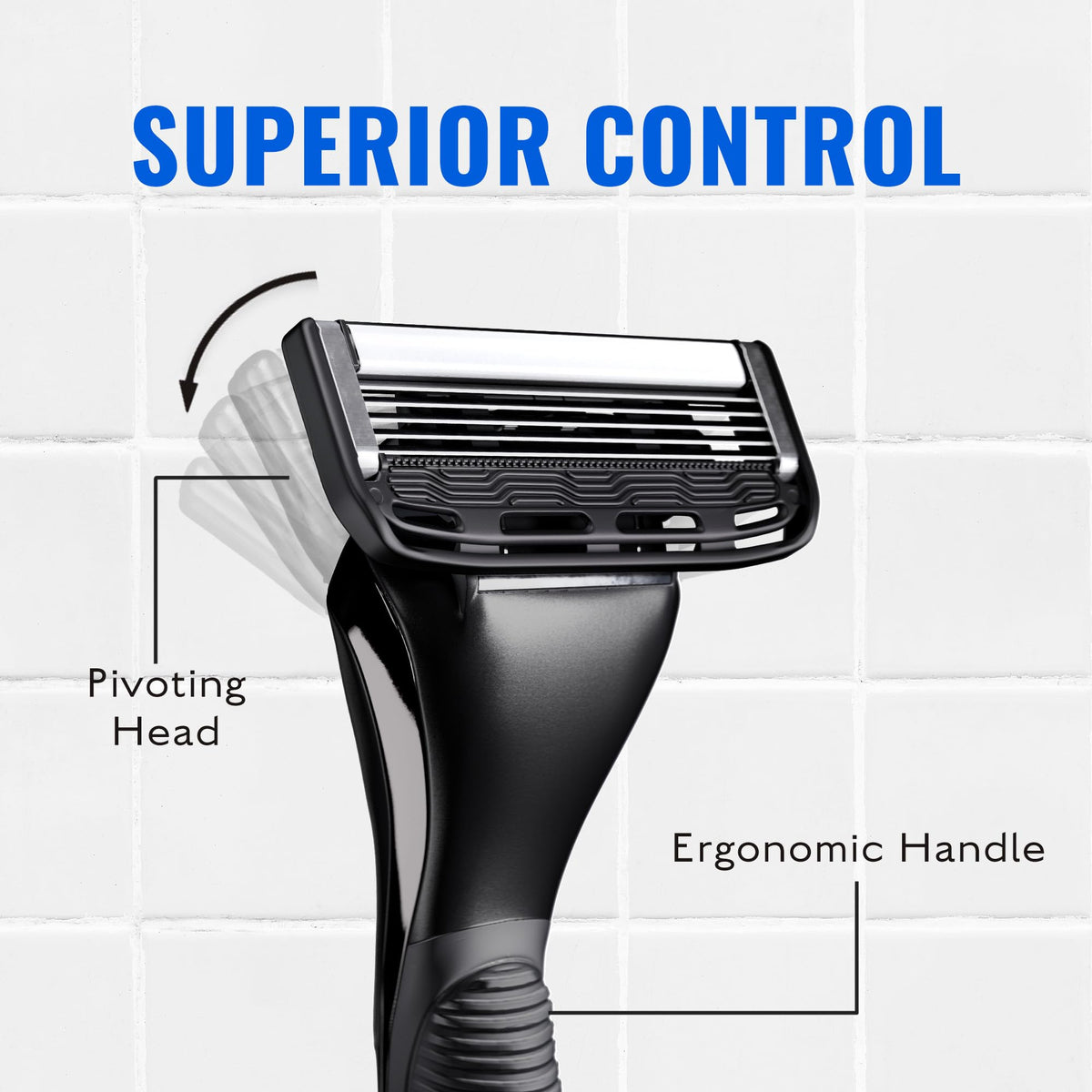 Jeremy's lubricating-strip with argan oil and aloe supports a smooth glide.