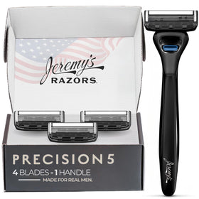 Jeremy's razors for men with ergonomic handle for comfortable, precise shaving