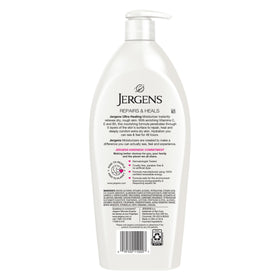 Your skin after using Jergens Ultra Healing shows balanced feel.