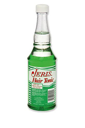 Jeris Hair Tonic with Oil Professional bottle back label with directions