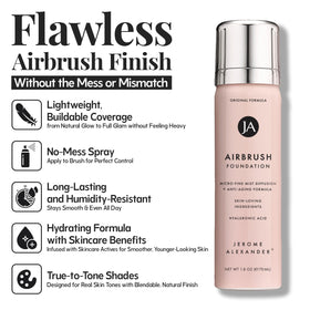 Jerome Alexander AirFinish Setting Spray locks makeup in place